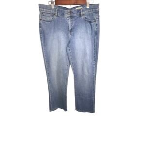 Stamp 10 women’s size 16 vintage embroidered logo 5pocket flare‎ Y2K denim jean